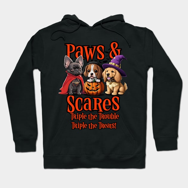 Paw & Scares Hoodie by SergioCoelho_Arts